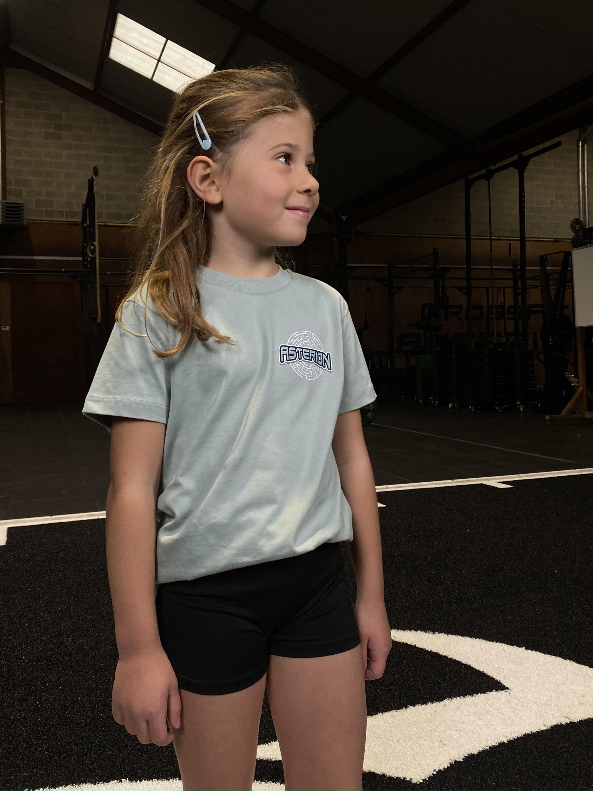 T-shirt Kids "Cloudy Green"