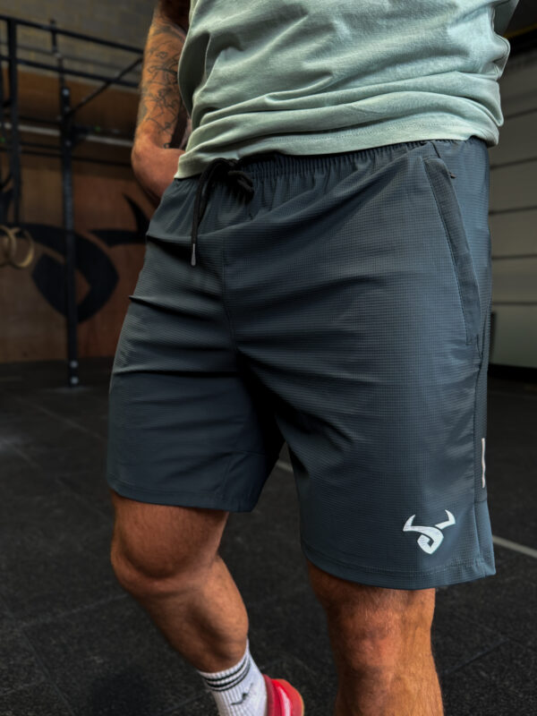 Short fitness "Steel Blue"