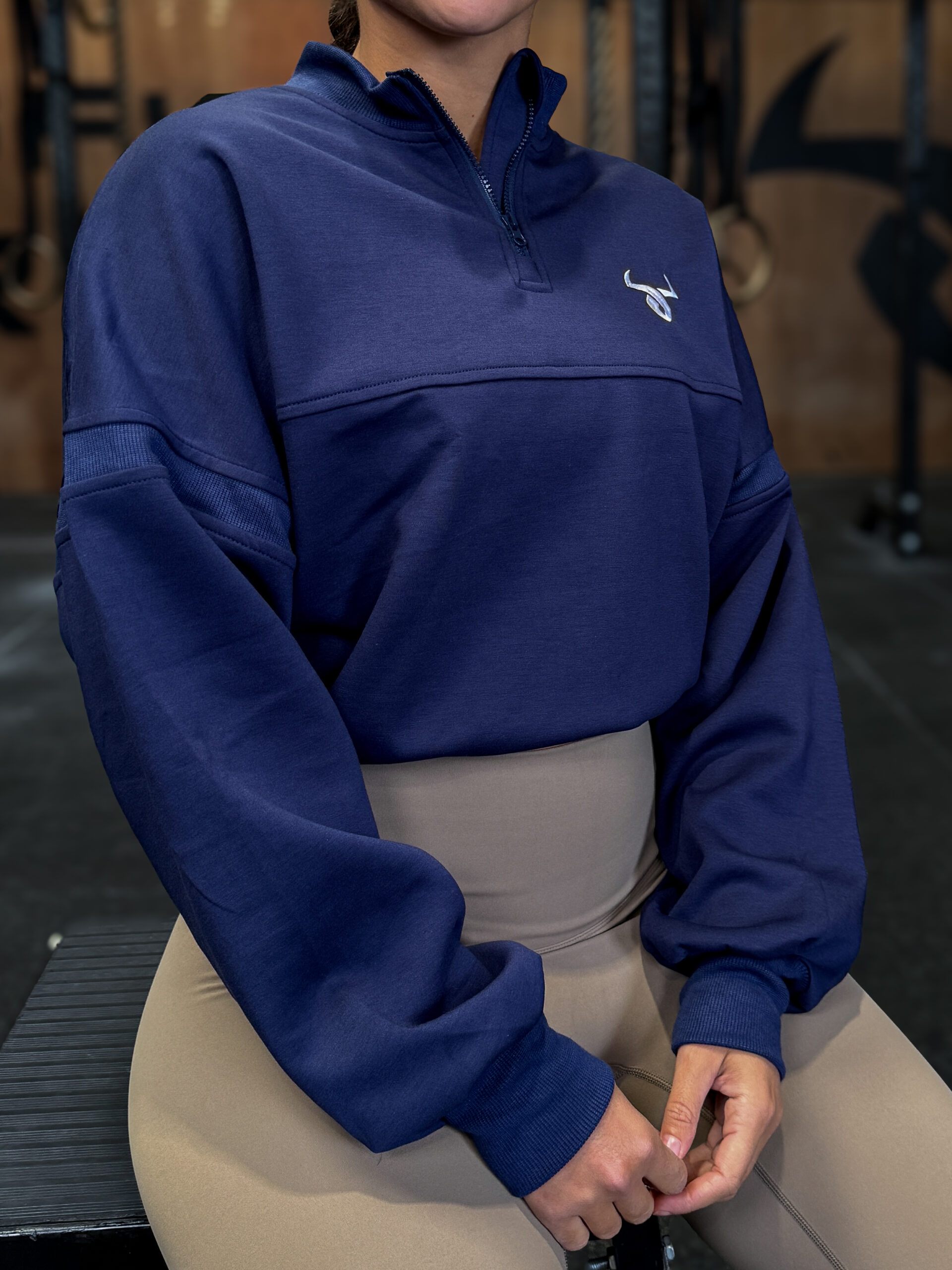 Pull Crop top "Deep Indigo"